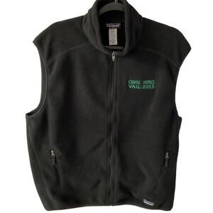 Patagonia Men's Synchilla Vest In Black Size XL